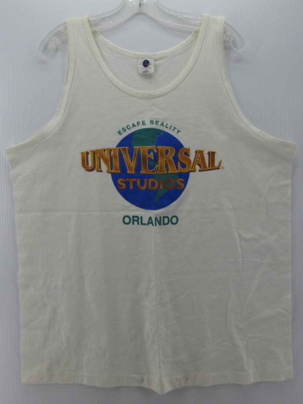 VTG Universal Studios Orlando Shirt XL Muscle Tank Top Graphic 90s *